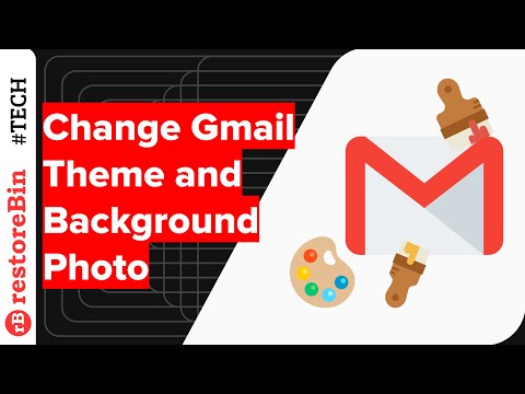 Change Gmail Theme, Background Photo, and Apply Dark Theme Color