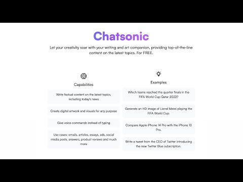 Introducing Chatsonic - ChatGPT with Super Powers