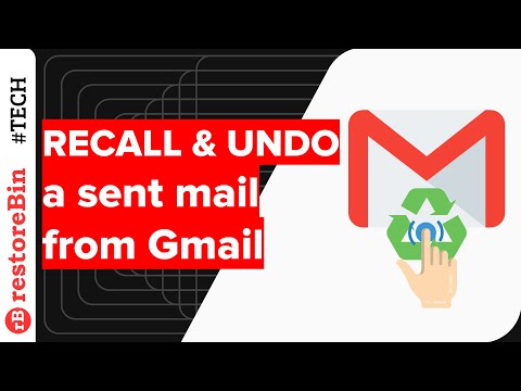 Quickly RECALL or UNDO a Sent Email from Gmail