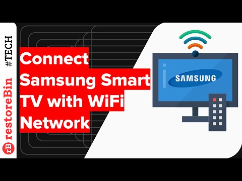 How to connect Samsung Smart TV to an internet WiFi connection? 📺