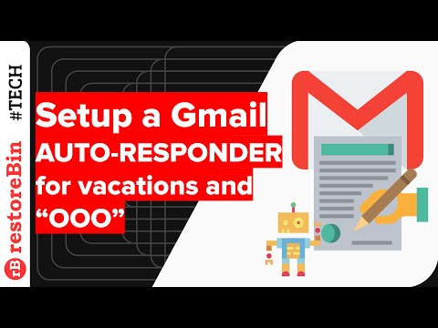 Setup Gmail Auto-Responder for Vacation and Out-of-Office Status