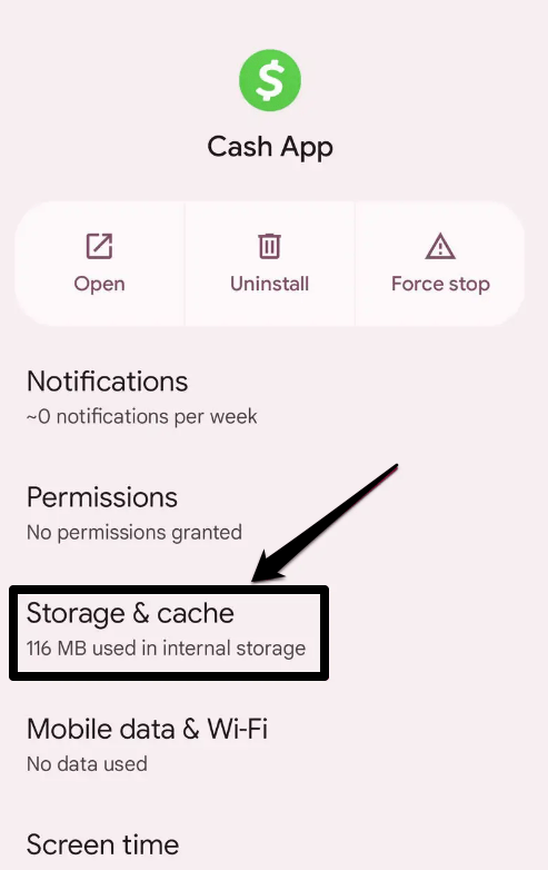Cash App Not Working on Android: 11 Ways to Fix! 8 Storage and Cache