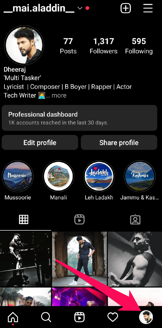 Fix Instagram: Your Post Goes Against Our Community Guidelines 9 PROFILE