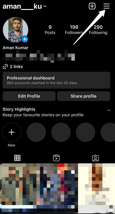 How to Disable Message Requests on Instagram? 8 three horizontal lines