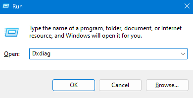 How to Fix Not Enough Memory Error in DirectX 12? 2 Run DirectX Diagnostic Tool