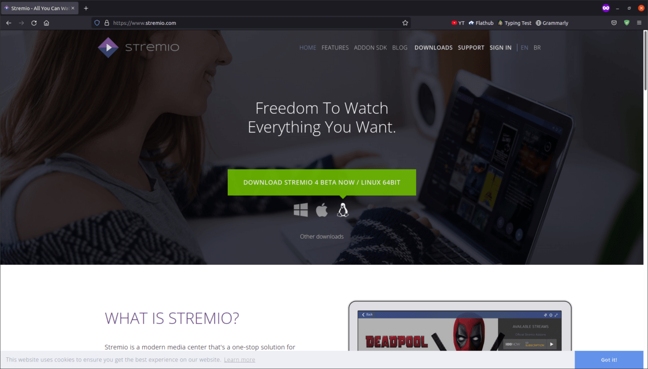 How to Fix Stremio Won't Open in Linux? 3 (1) Download Stremio from Siite
