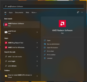 How to Overclock 60Hz Monitor to 75Hz in Windows 11? 10 1 - Open AMD Graphics Controller