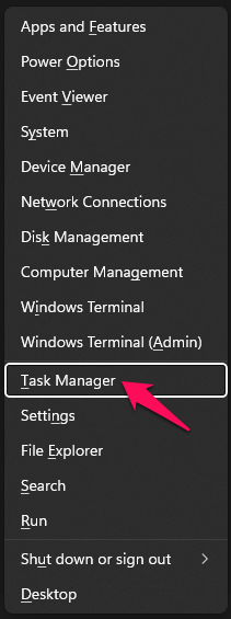 How to Fix Windows 11 Mouse Click Not Working? 7 1 - Open Task Manager