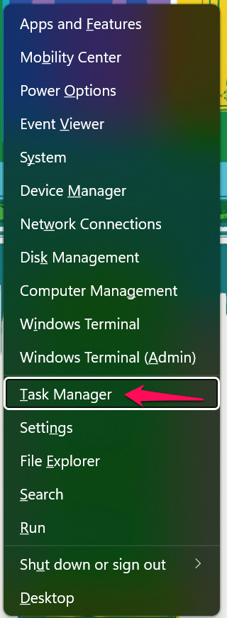 Fix: Tor Failed to Establish a Network Connection in Windows 11 and Linux PC 19 1 - Open Task Manager in Windows 11