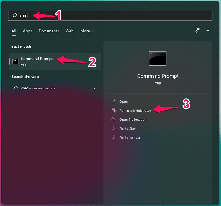 What is CTF Loader and How to Fix? 3 1 - Run CMD as Administrator
