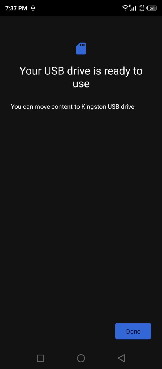 How to Fix corrupted USB Drive or SD Card? 25 (10) Tap Done
