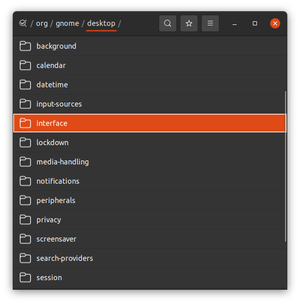 How to Disable Animations in Ubuntu? 17 (11) Choose Interface