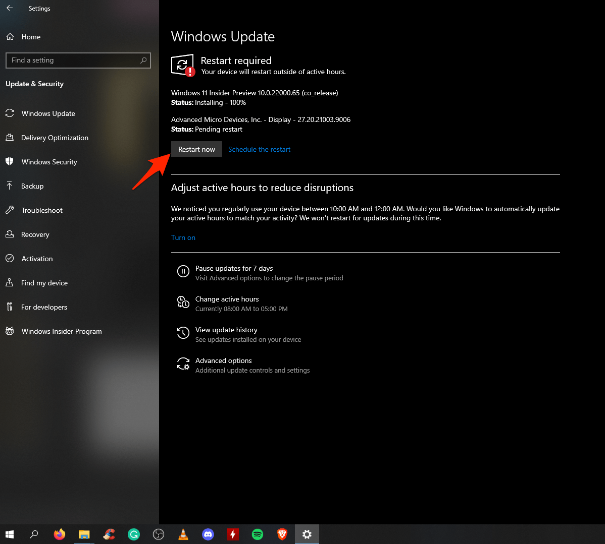 How to Install Windows 11 on AMD Computer? 25 Click on the “Restart” button.