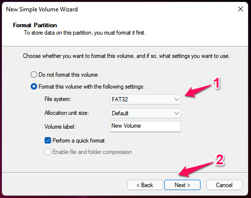 How to Fix corrupted USB Drive or SD Card? 14 (13) Choose Format and Click Next