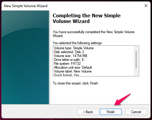 How to Fix corrupted USB Drive or SD Card? 15 (14) Click Finish