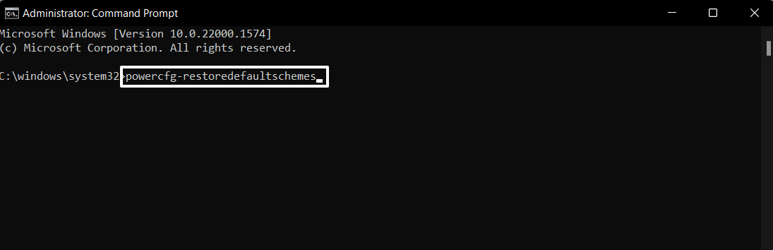 How to Fix "There Are Currently No Power Options Available" Error in Windows 11? 6 type the command