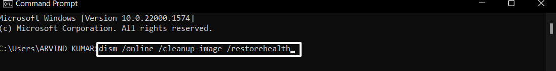How to Fix "There Are Currently No Power Options Available" Error in Windows 11? 9 dism /online /cleanup-image /restorehealth command