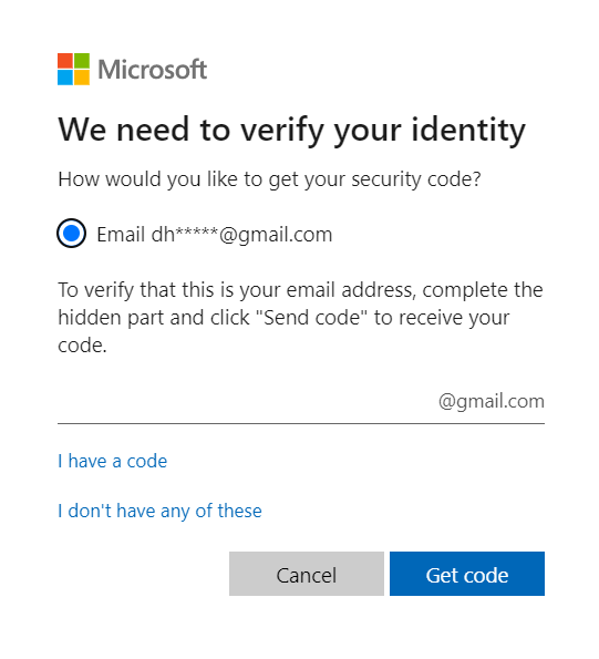 How to Reset Forgotten Windows Administrator Password? 3 Enter Email/Phone number for varification code