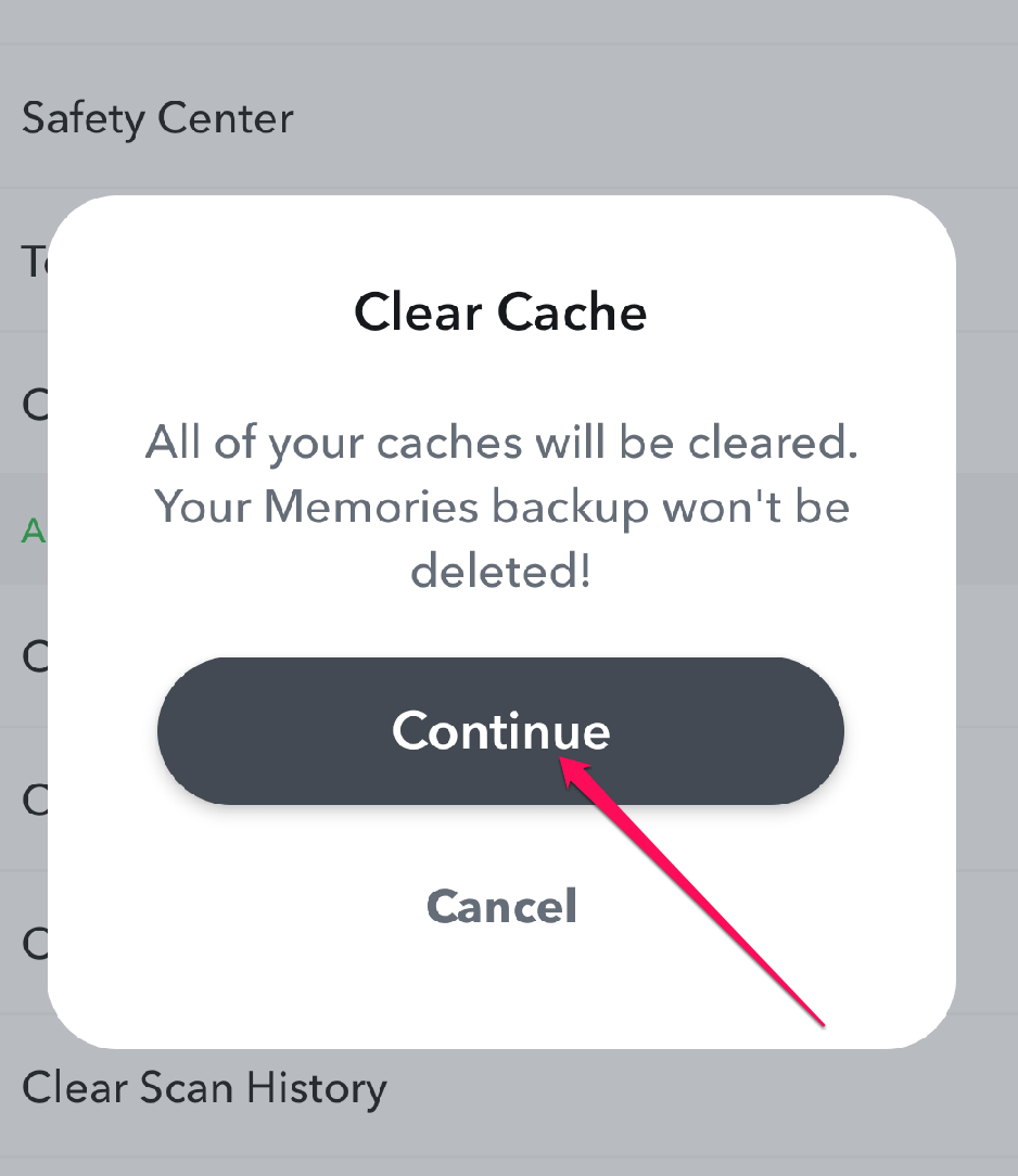 How to Fix Snapchat Filters Not Working on Android? 16 Continue