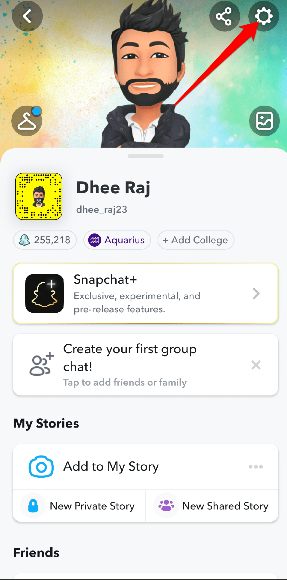 How to Permanently Delete Snapchat Account? 3 open the Settings menu.