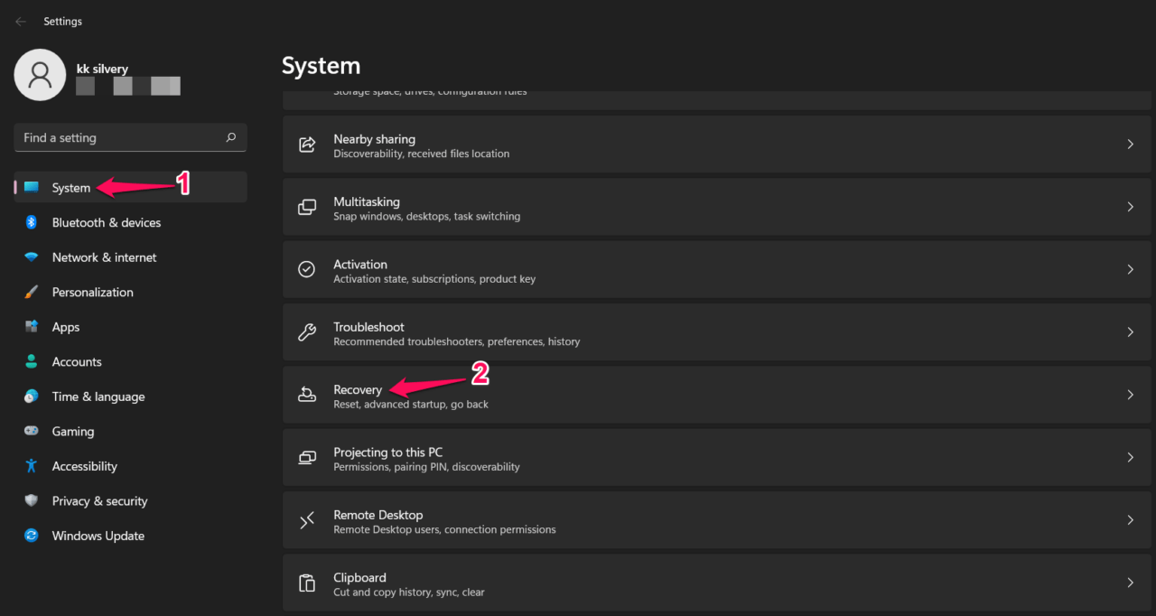 How to Fix Windows 11 Update Error 0x80248014? 27 2 - Choose Recovery Option