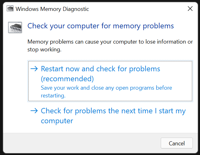 2 - Choose The First Option