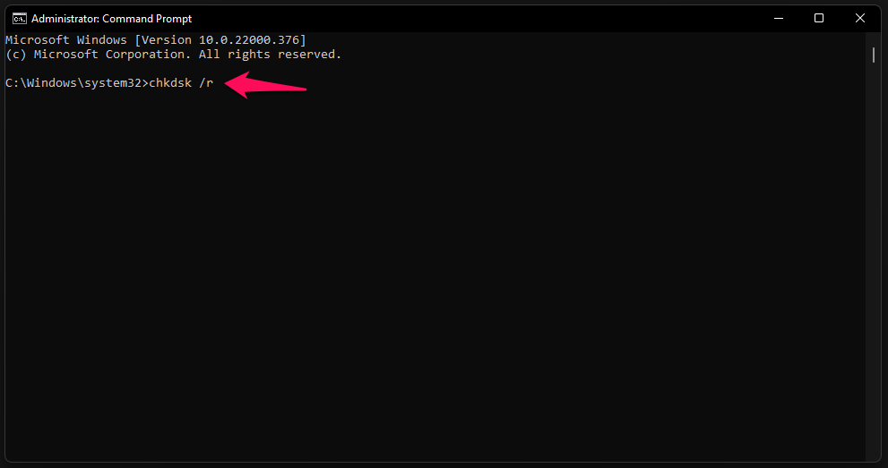 How To Fix System Service Exception BSOD Error in Windows 11? 18 2 - Copy and paste the command