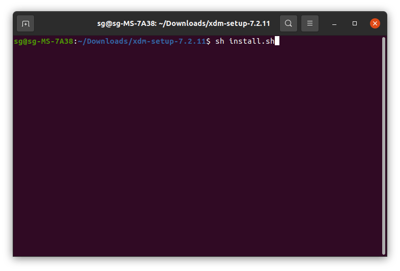 (2) Copy & paste the command