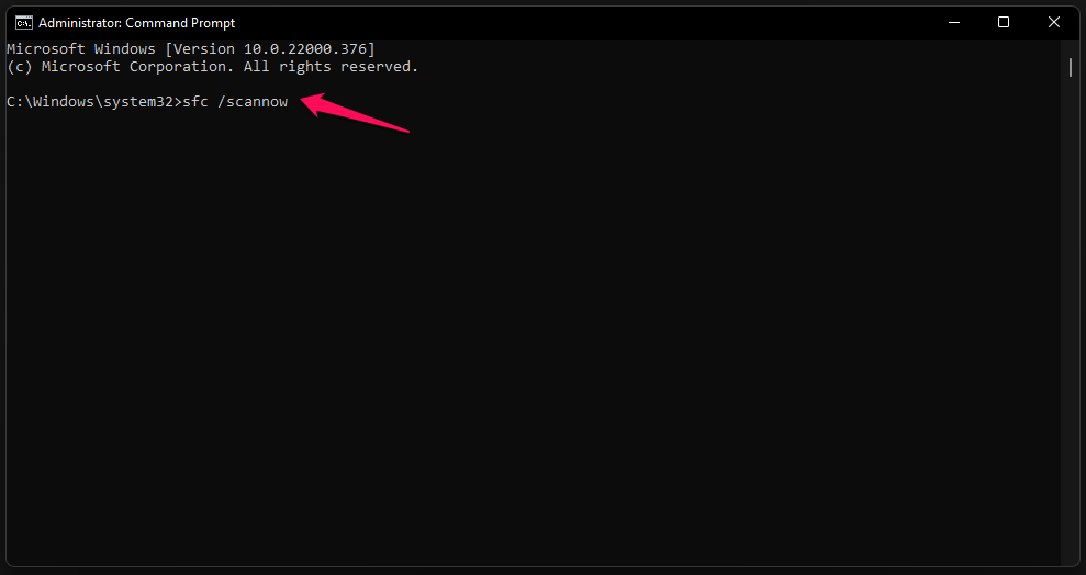Fix: The Feature You Are Trying to Use in on a Network Resource that is Unavailable in Windows 11 4 2 - Enter The Command