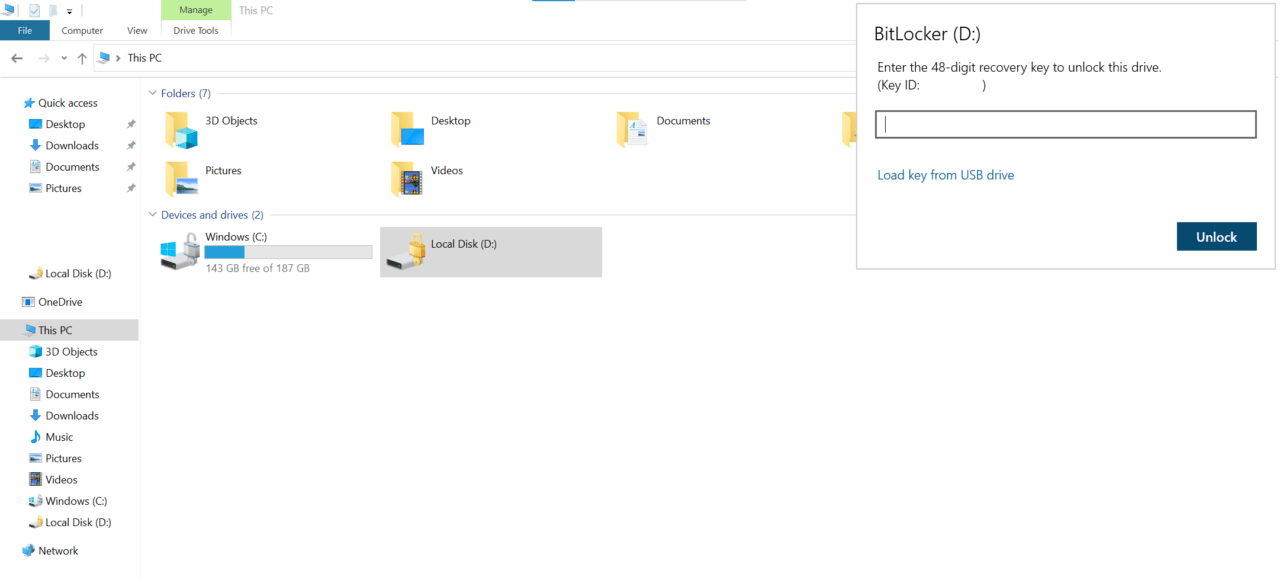 FIX: BitLocker Key Error - 'Enter the Recovery Key for this Drive in Windows 11 11 2 - Find the recovery key