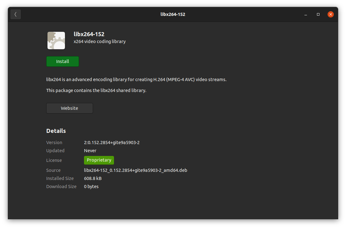 How to Fix Stremio Won't Open in Linux? 10 (2) Open Codec and Cick Install Button