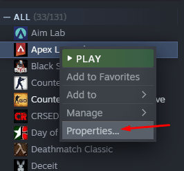 Fix: The Feature You Are Trying to Use in on a Network Resource that is Unavailable in Windows 11 8 2 - Open Game Properties