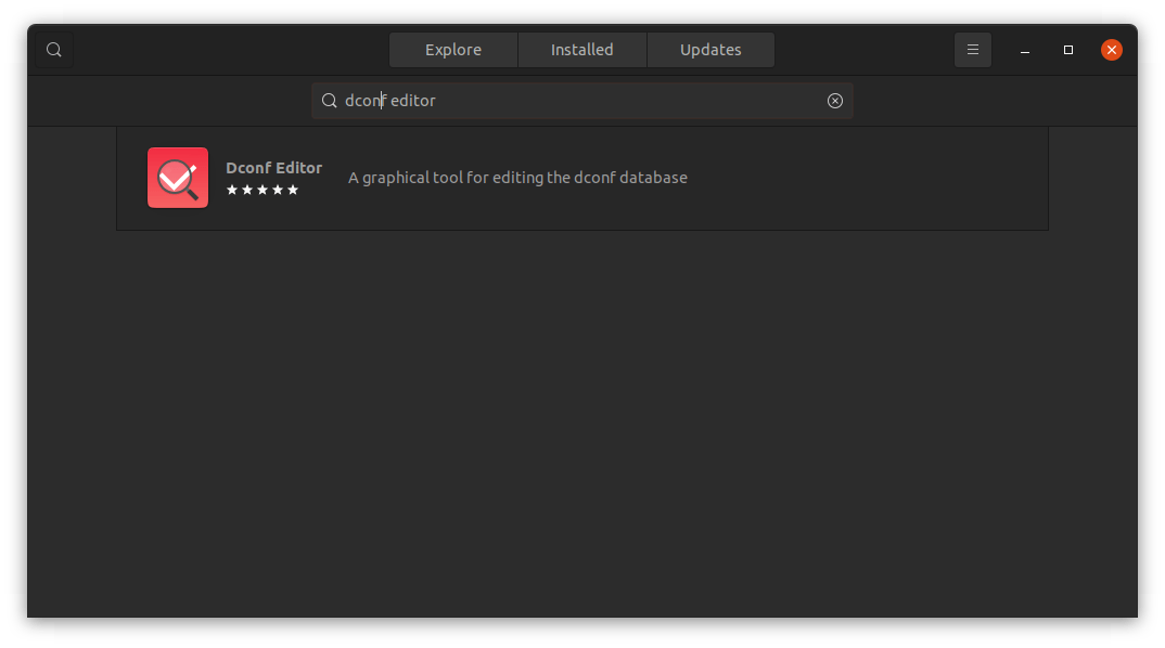 How to Disable Animations in Ubuntu? 8 (2) Search for Dconf Editor
