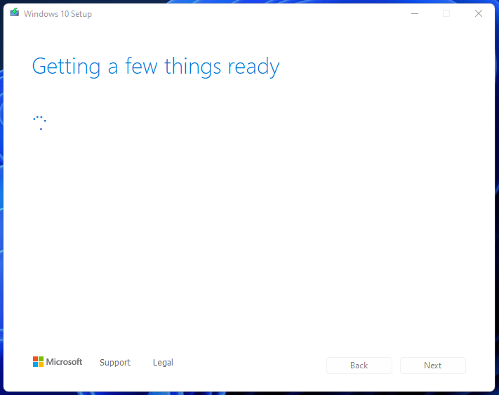How to Fix HIDCLASS.sys Blue Screen Error on Windows 11/10? 32 2 - Wait for Media Creation Tool To Load