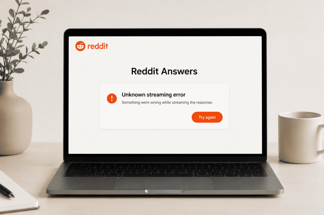 Reddit Answers throws an ‘Unknown streaming error’ and most people misread what it means
