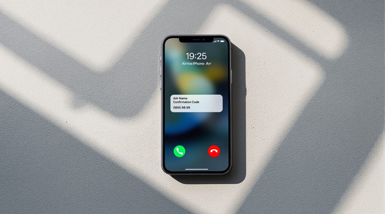 Apple iPhone 16 Pro resting face-up on a smooth warm grey concrete surface