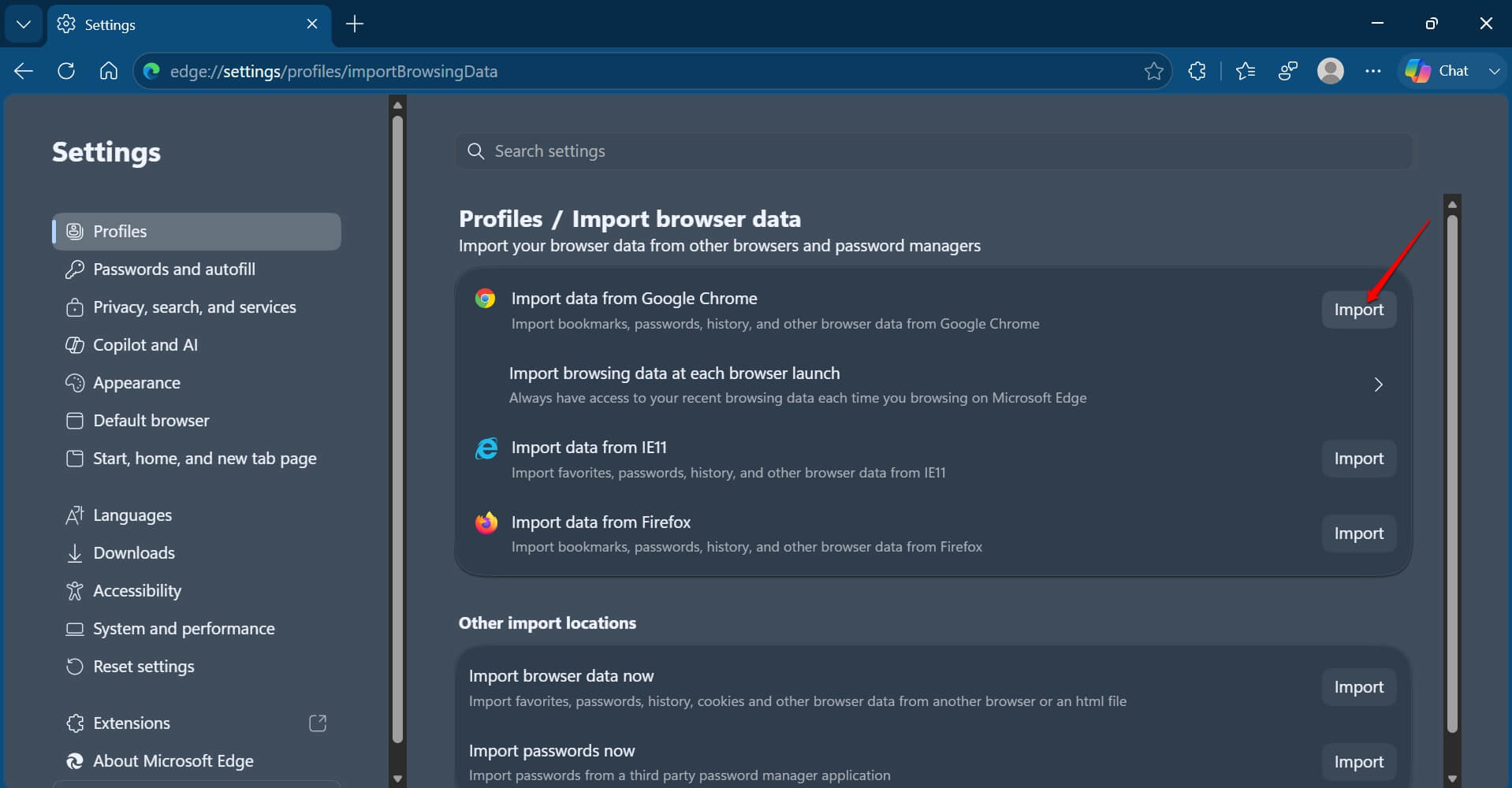 Switching from Chrome to Edge on Windows took longer than I expected 3 import data from Google Chrome to Edge