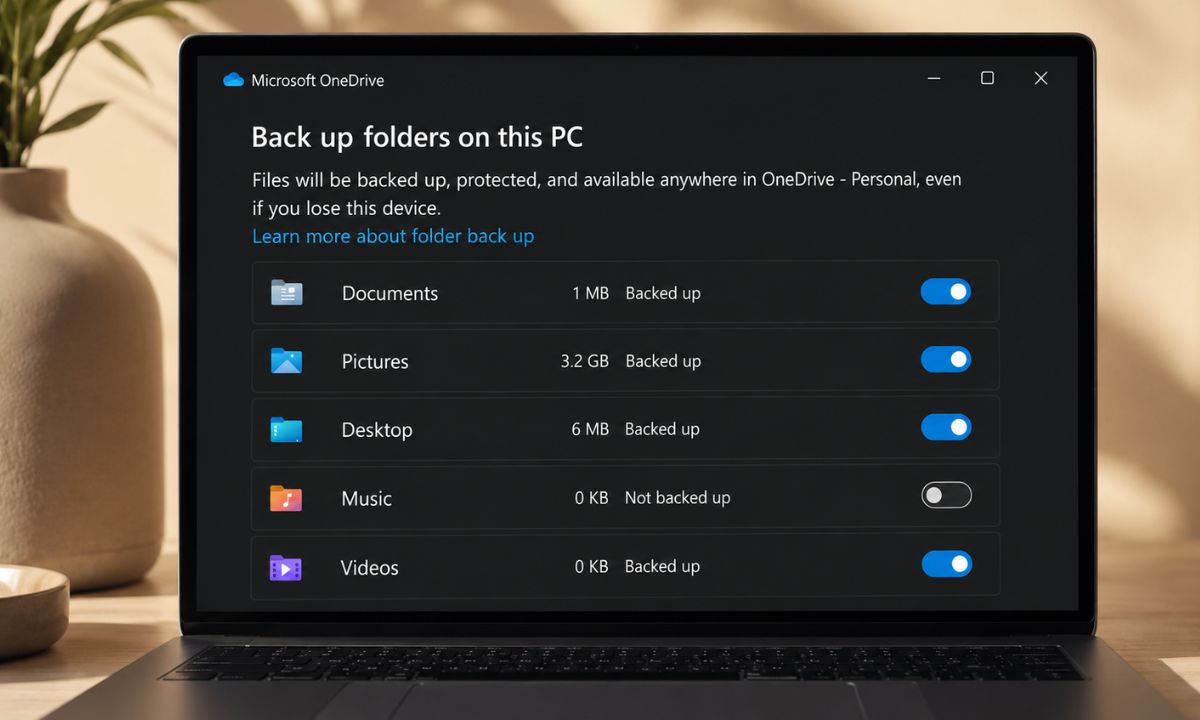 OneDrive backup on Windows 11 moved my folders without asking and here is what happened 1 onedrive backup Windows 11