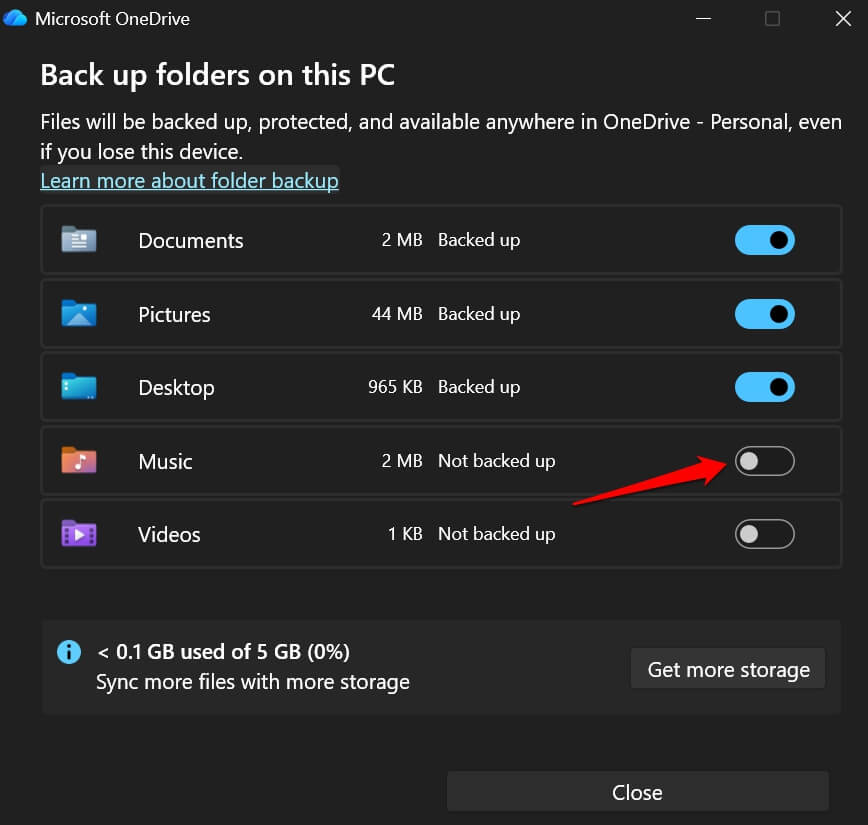 OneDrive backup on Windows 11 moved my folders without asking and here is what happened 6 stop auto backup on OneDrive