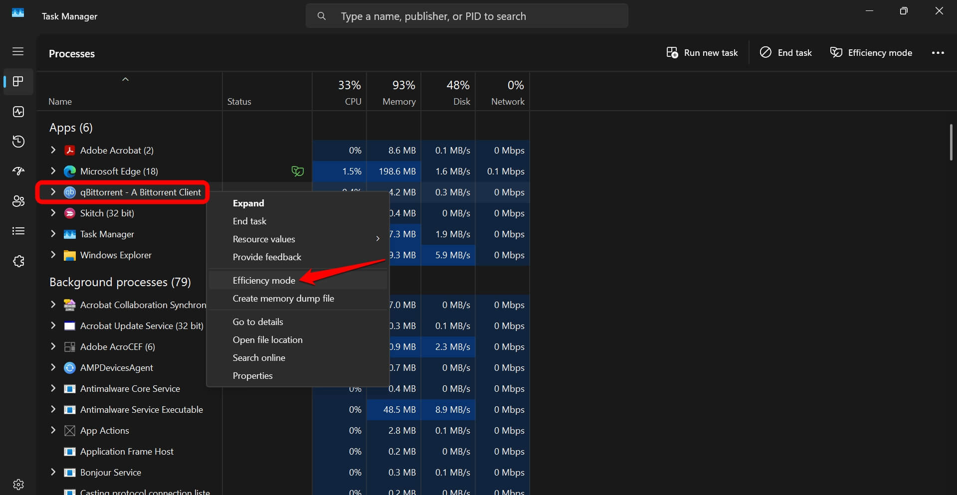 I tested every Windows 11 battery saving trick and only these ones worked 9 efficiency mode in windows 11 task manager