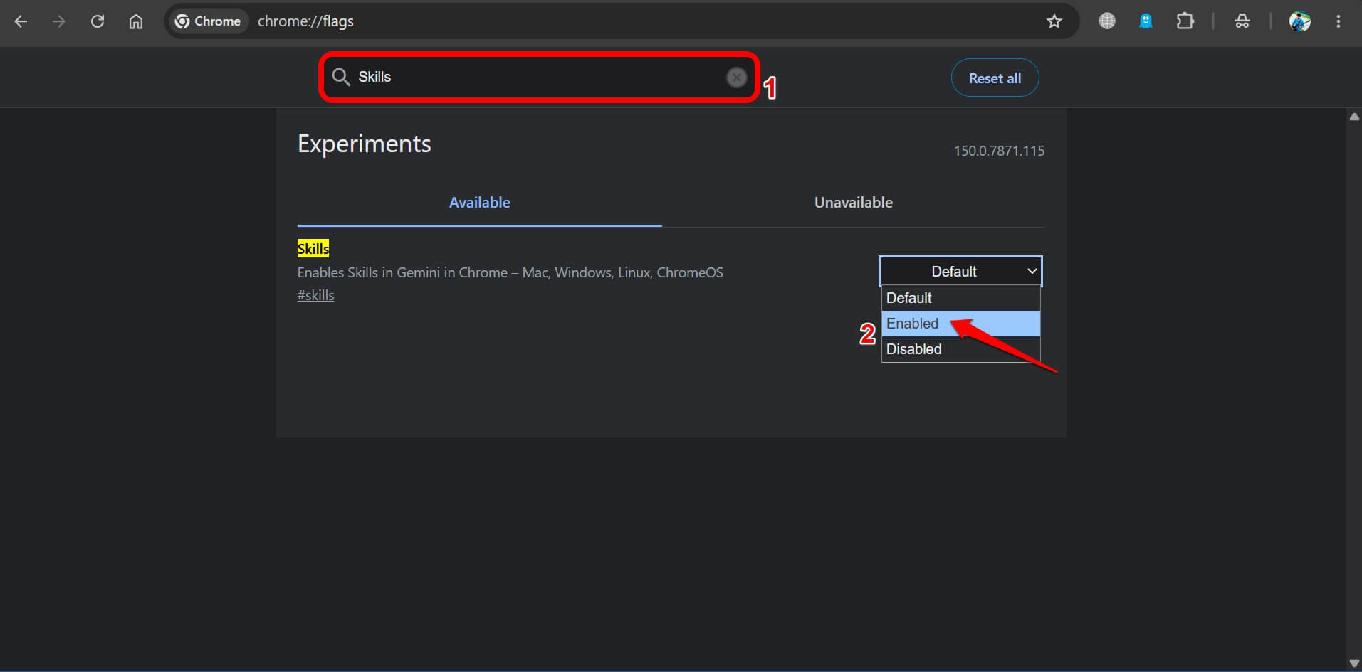 I built 10 custom Chrome Skills and only stopped using half of them 5 enable Chrome skills flag