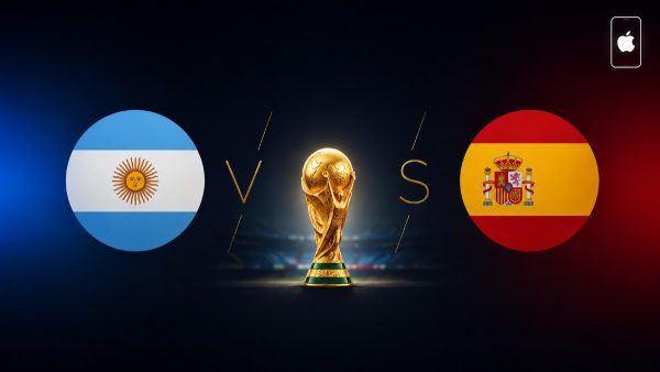 free iPhone apps to watch Argentina vs Spain World Cup final
