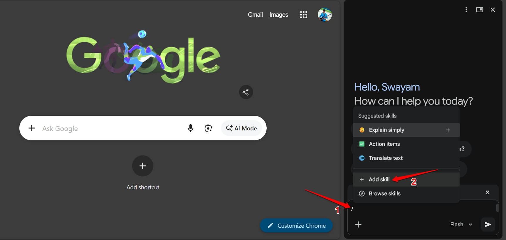 I built 10 custom Chrome Skills and only stopped using half of them 2 how to add a new custom skill in Chrome Skills