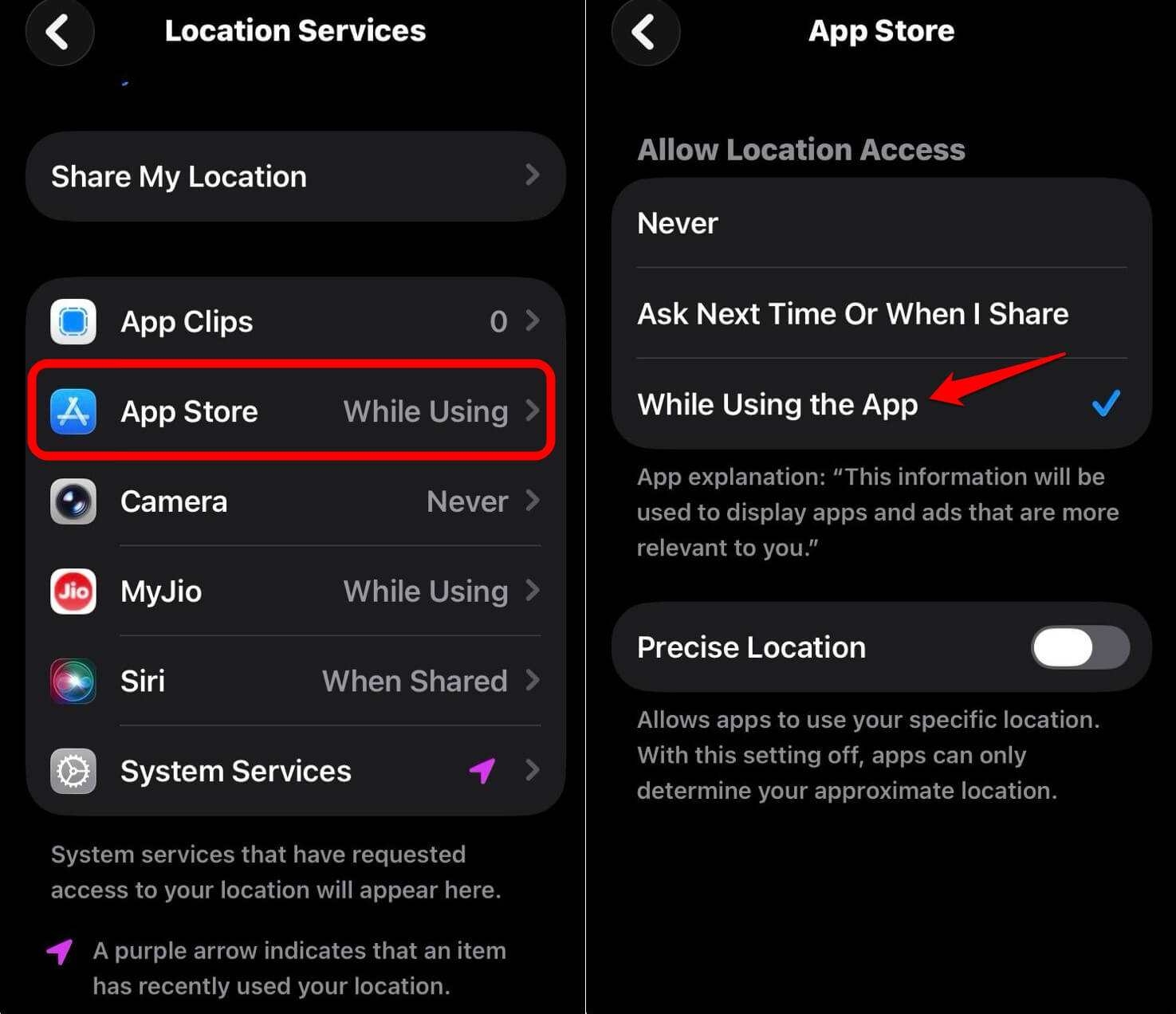 I turned off six iPhone settings and got nearly 10 percent more battery 6 iOS location access while using the app