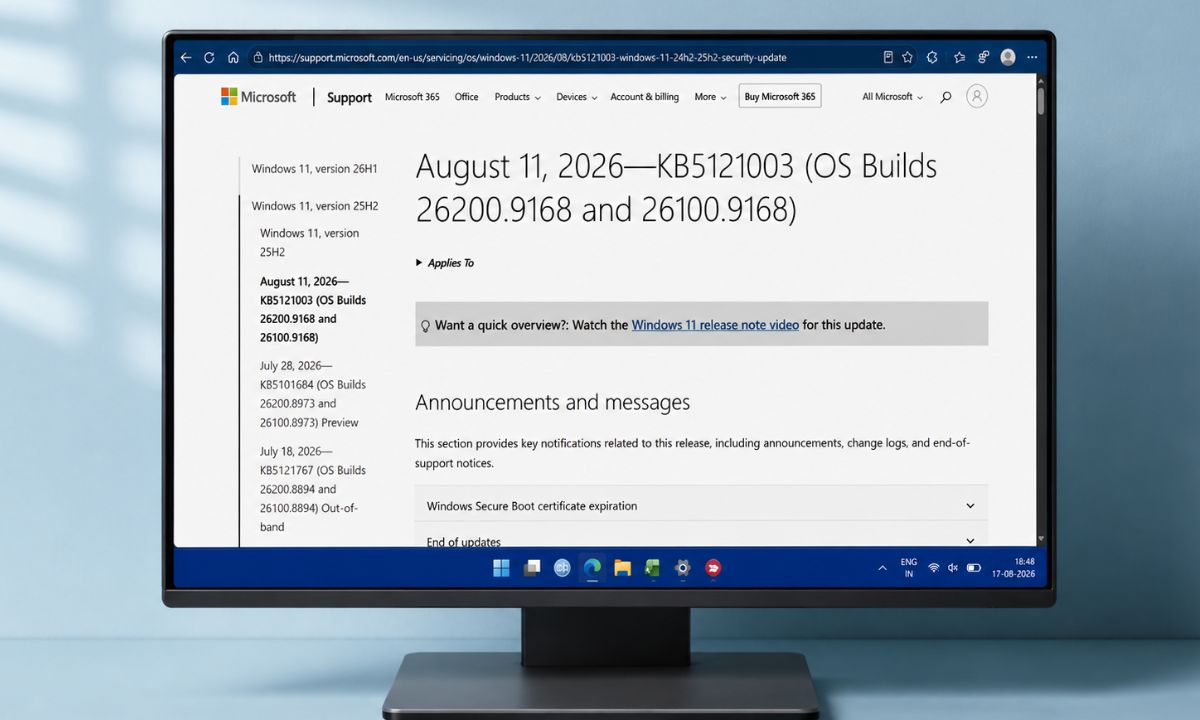 Windows 11 august 2026 update