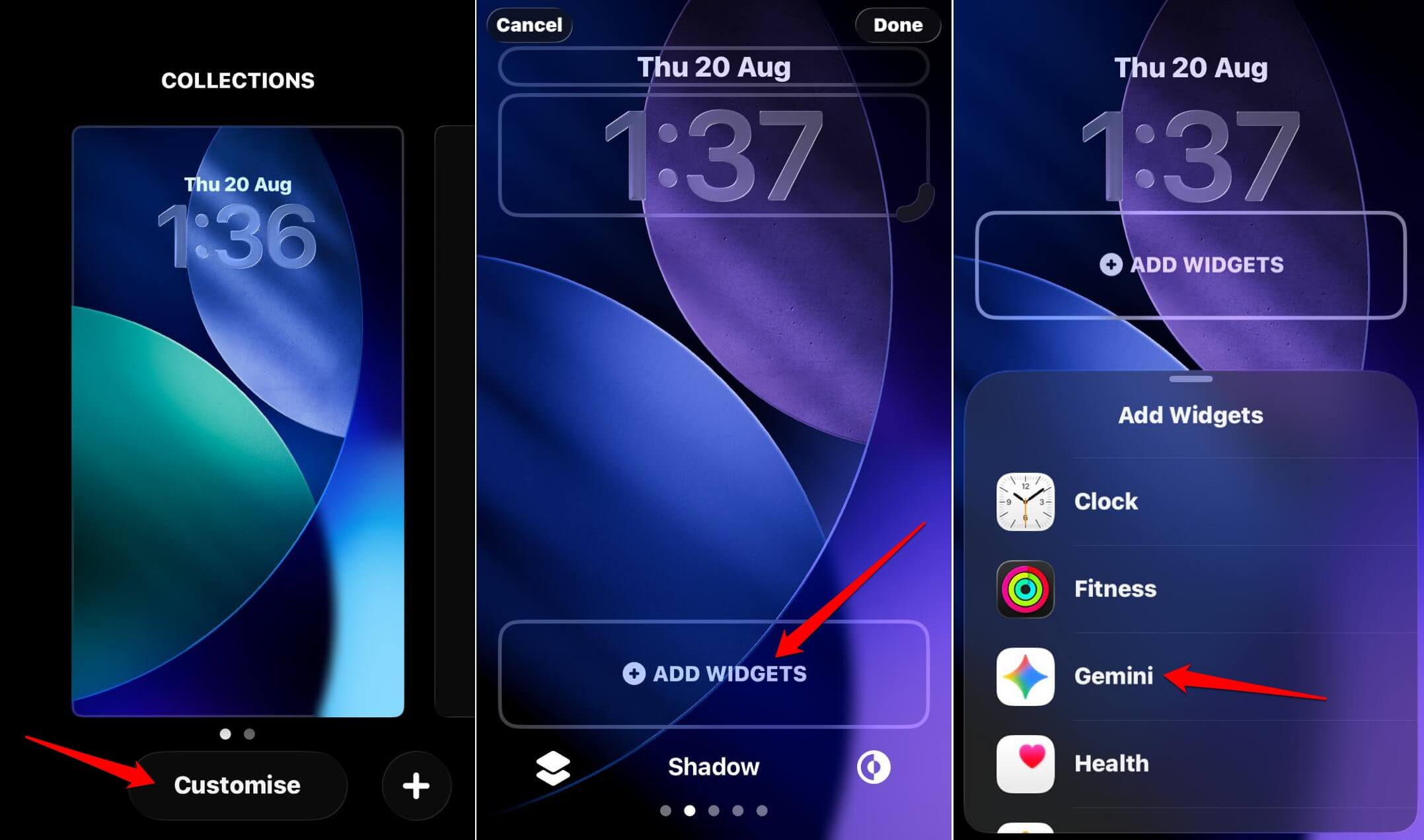 Gemini still cannot fully replace Siri on iPhone, but this workaround gets close 3 add gemini lockscreen widget on old iPhones