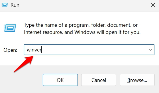 how to check for Windows OS version
