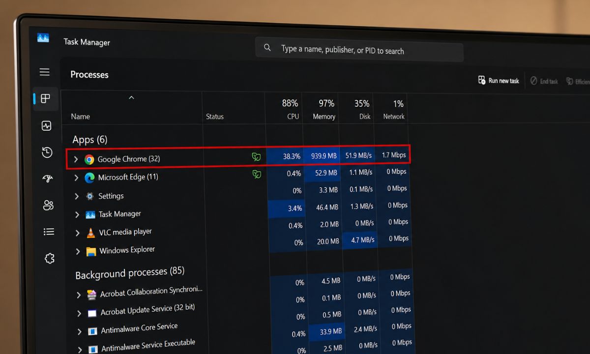 how to fix Chrome tab overload issue