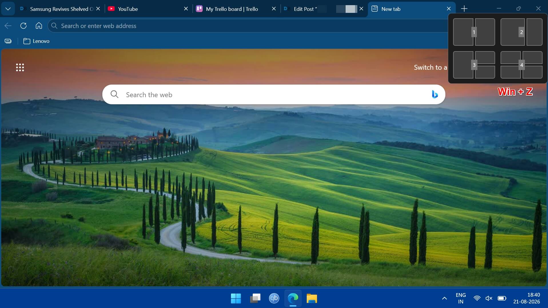 Snap Layouts did not change how I multitask until I stopped dragging windows by hand 2 how to trigger Windows snap layout