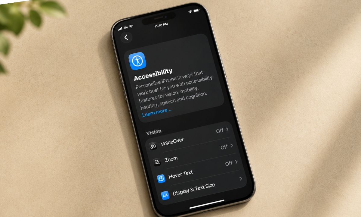 iOS 26 iPhone accessibility settings